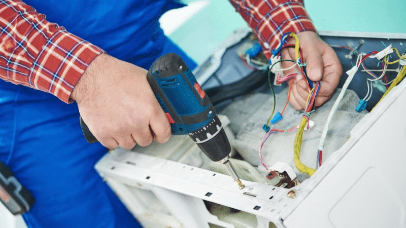 Kalecik Fagor Fagor çamaşır makinesi kart tamiri – Su almama arızası orijinal parça ile giderildi. - Teknik servis örneği
